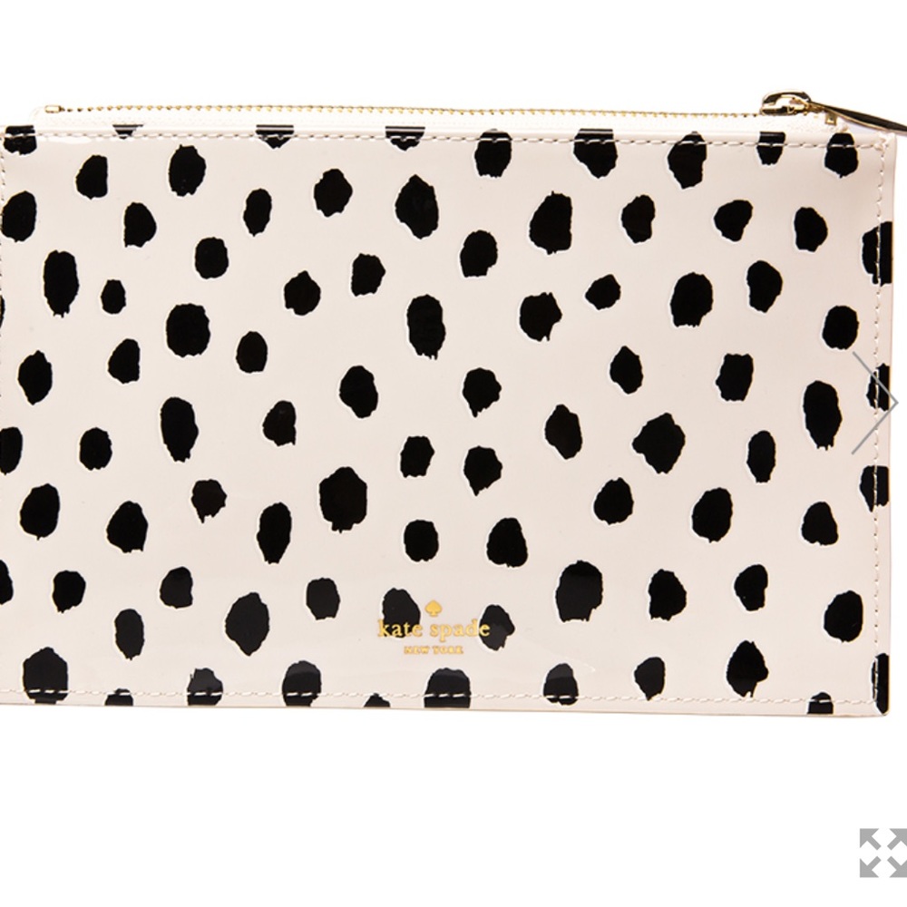 🎉HP🥳 Kate Spade♠️NY Flamingo Spotted Pouch Bag - Picture 2 of 8